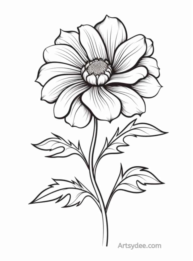 20+ Outline Drawing Ideas & How To Create Your Own - Artsydee - Drawing ...