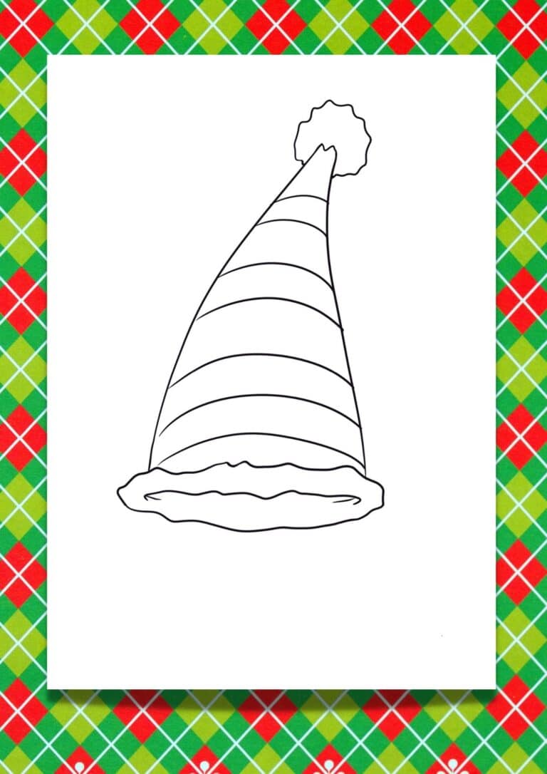 Elf Hat Template 3 Free Printables For Your Art Journal Artsydee Drawing Painting Craft