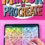 HOW TO MIRROR IN PROCREATE