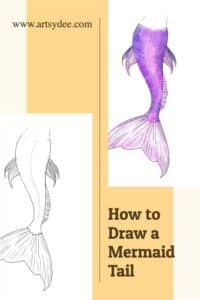 How to Draw a Mermaid Tail in 15 Easy Steps - Artsydee - Drawing ...