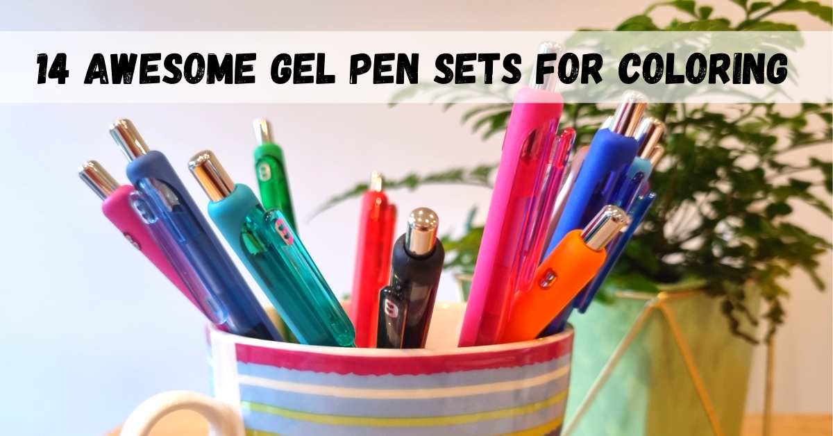 Adult Coloring Gel Pens 
