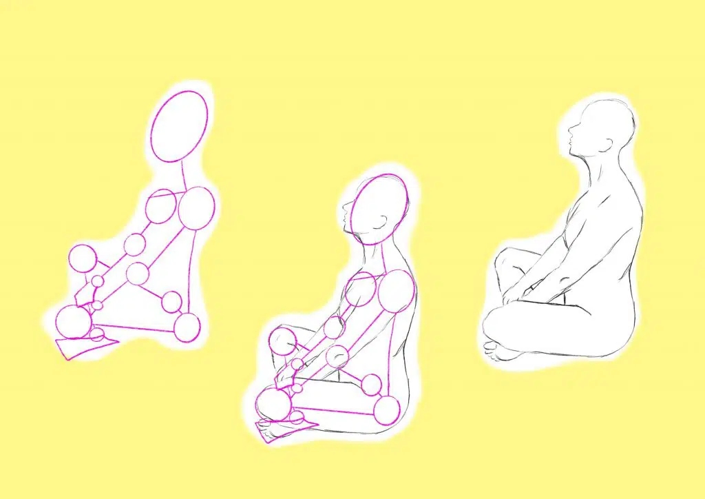 Using contrapposto to create beautiful sitting poses for women - Anime Art  Magazine