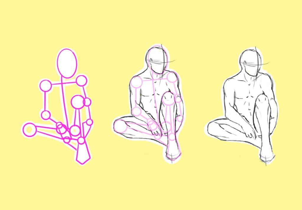 Sit Pose References | Drawing Body Poses