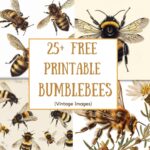 free printable bumble bees