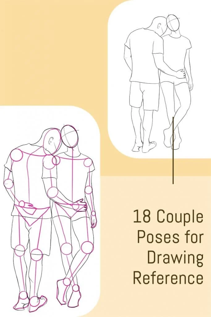 Anime Couple Poses - Free Drawing References