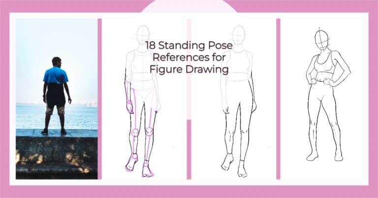 18 Standing Poses Reference: How To Draw The Human Figure In A Standing ...