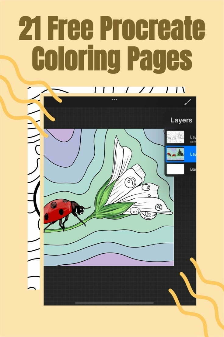 21 Procreate Coloring Pages to Help You Destress and Relax Artsydee