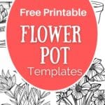 Flower Pot Template coloring pages pins (3)