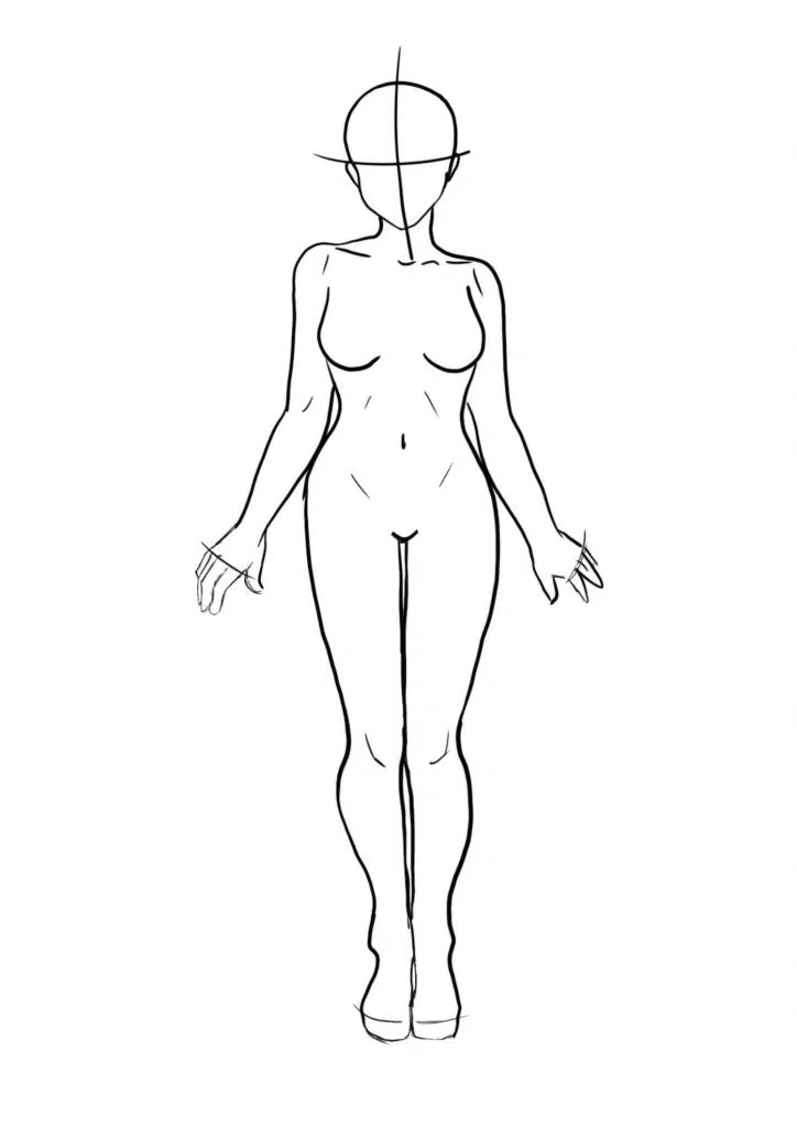 Short reference of animemanga girls body by FishyArtist91 on DeviantArt