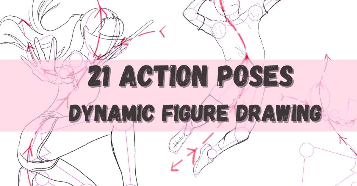 Let's draw dynamic Action poses with CSP by Dannyyoung - Make better art |  CLIP STUDIO TIPS