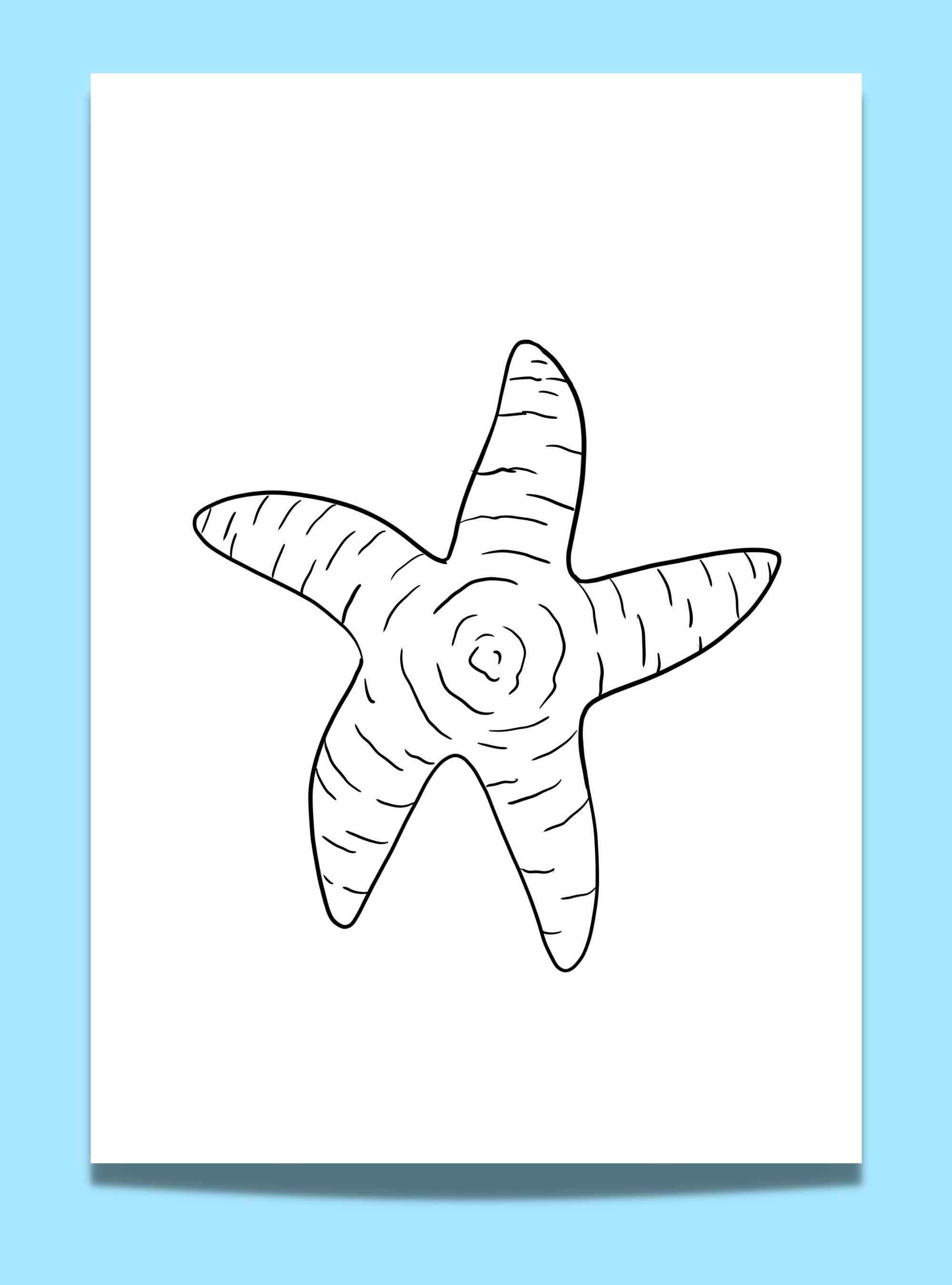 Looking for a Starfish Template? 7 Free Starfish Printables for