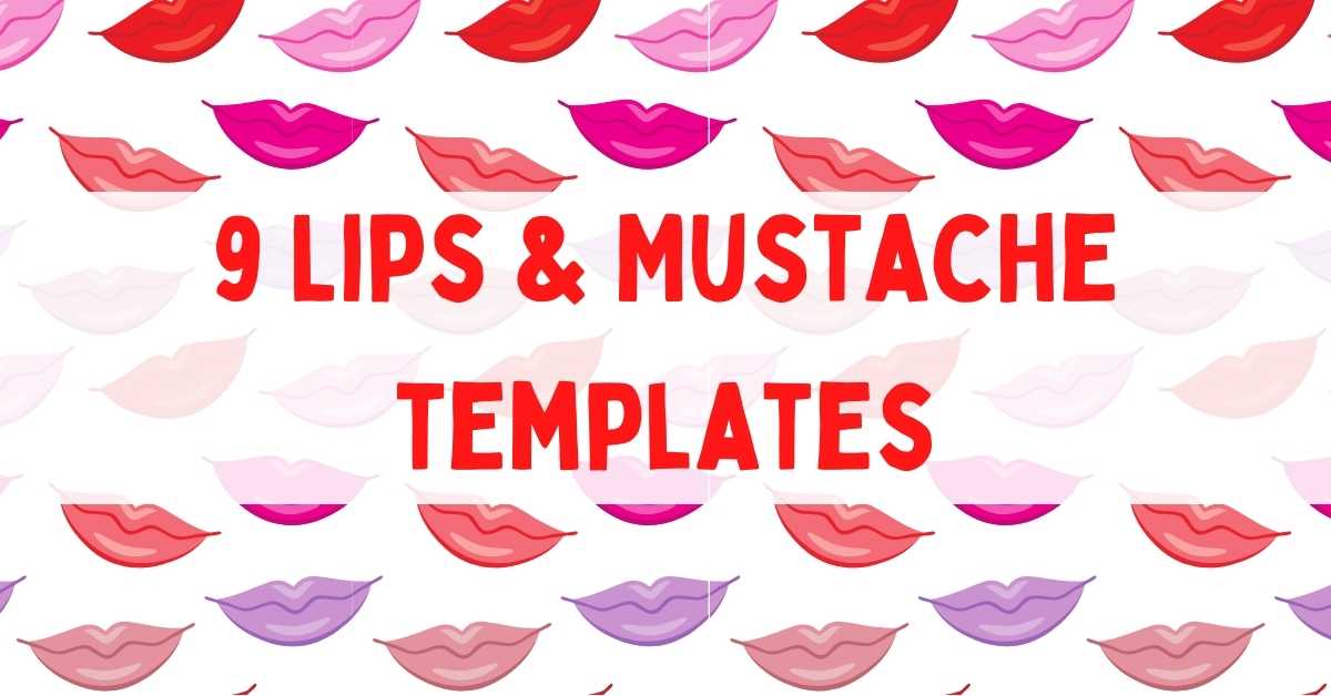 Lip Cut Outs Printable