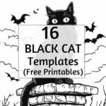 Free printable Black Cat Templates