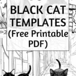 Free printable Black Cat Templates