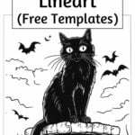 Free printable Black Cat Templates