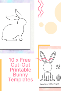 Looking for a Cut Out Printable Bunny Template? 10 Cute Bunny Outlines ...