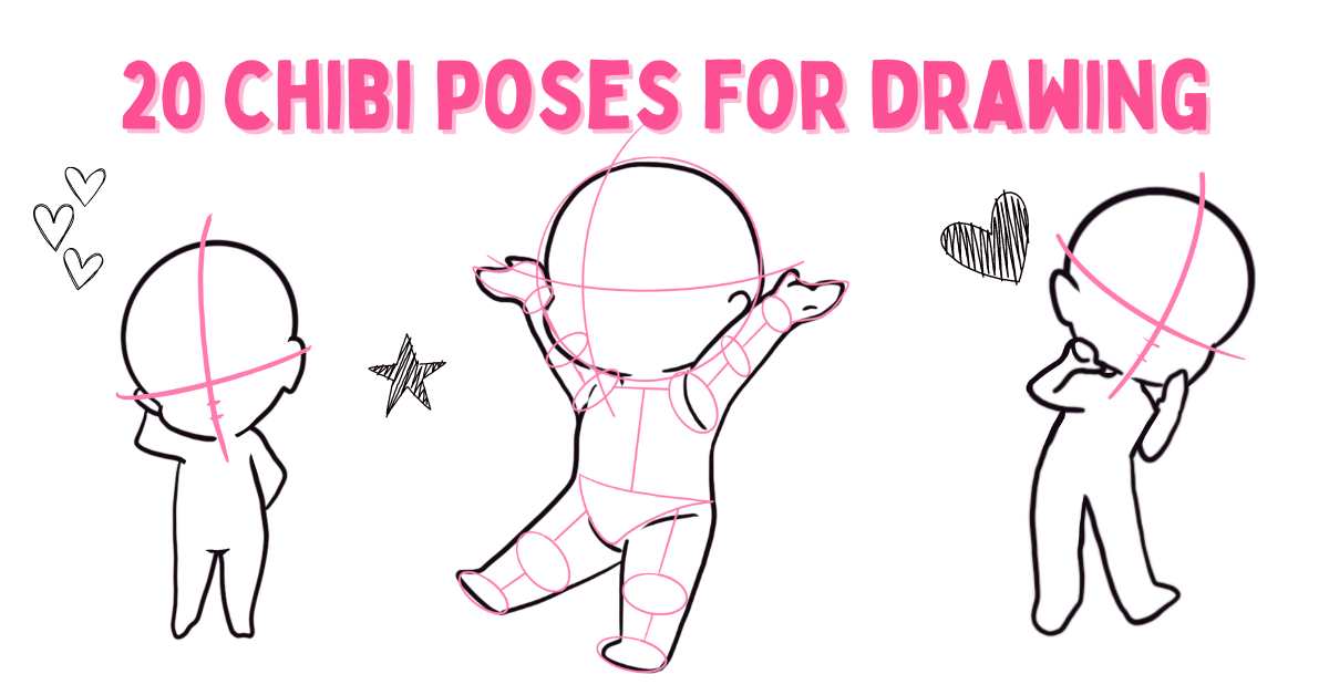 20 Anime Chibi Poses for Drawing - Artsydee | Drawing, Painting ...