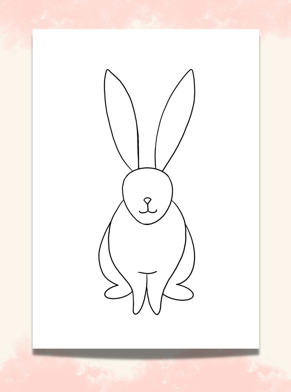 Looking for a Cut Out Printable Bunny Template? 10 Cute Bunny Outlines ...