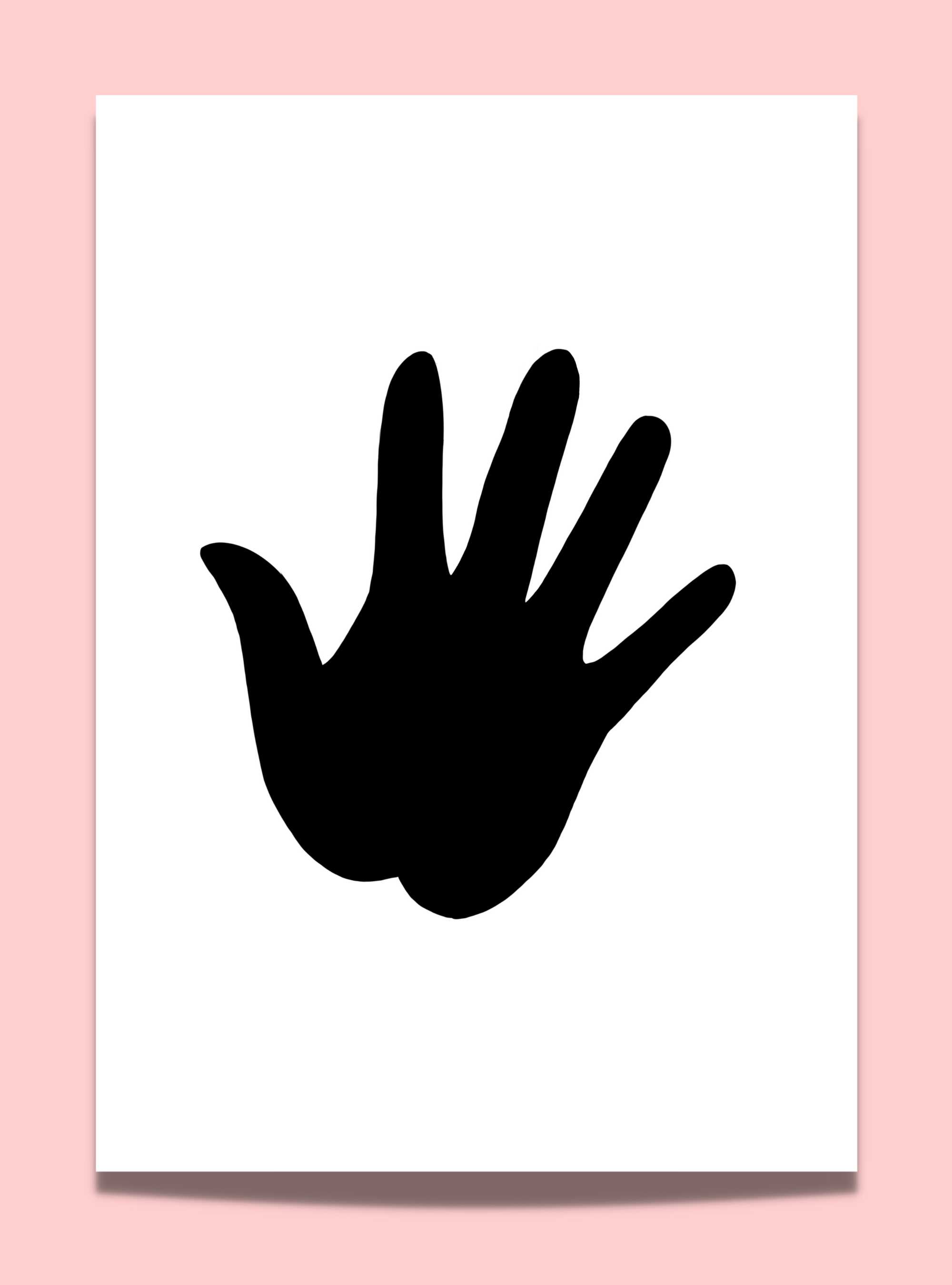 Looking for a Handprint Template? 6 x Free Handprint Printables