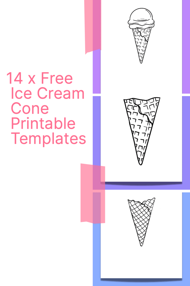 Get Creative With These 14 Free Ice Cream Cone Template Printables Artsydee Drawing 1578