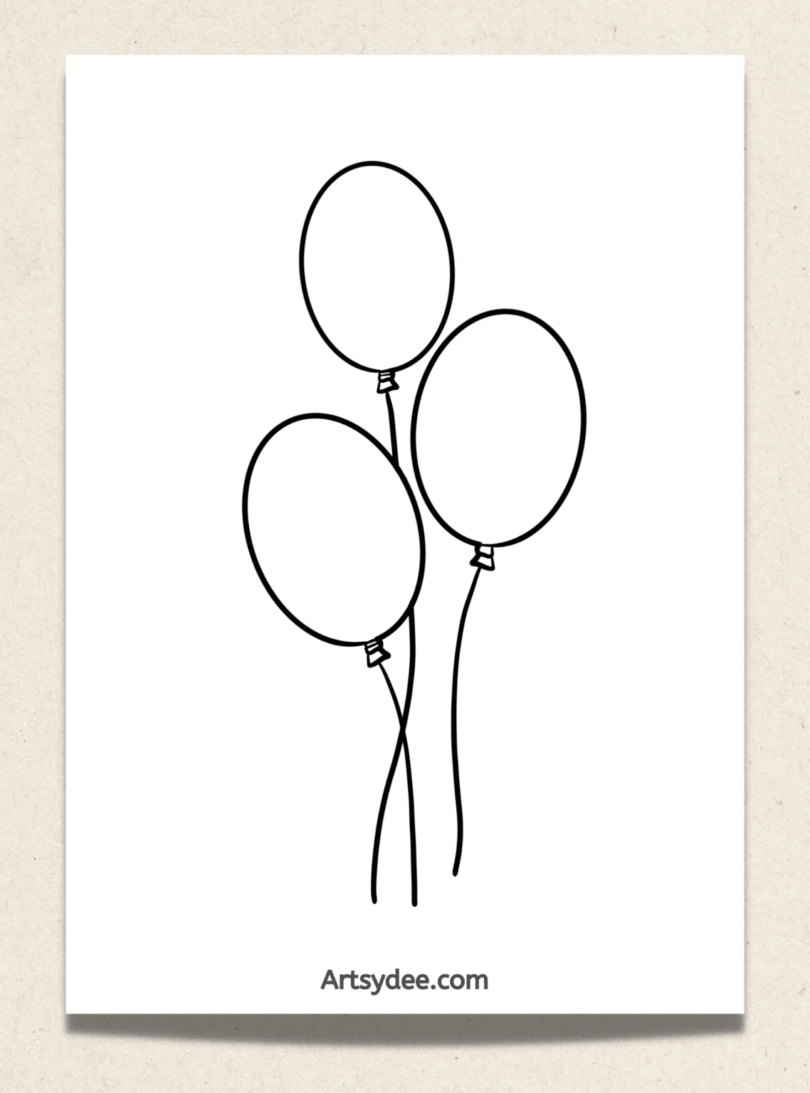 15 Balloon Template Printables (Free Templates) – Artsydee – Drawing ...