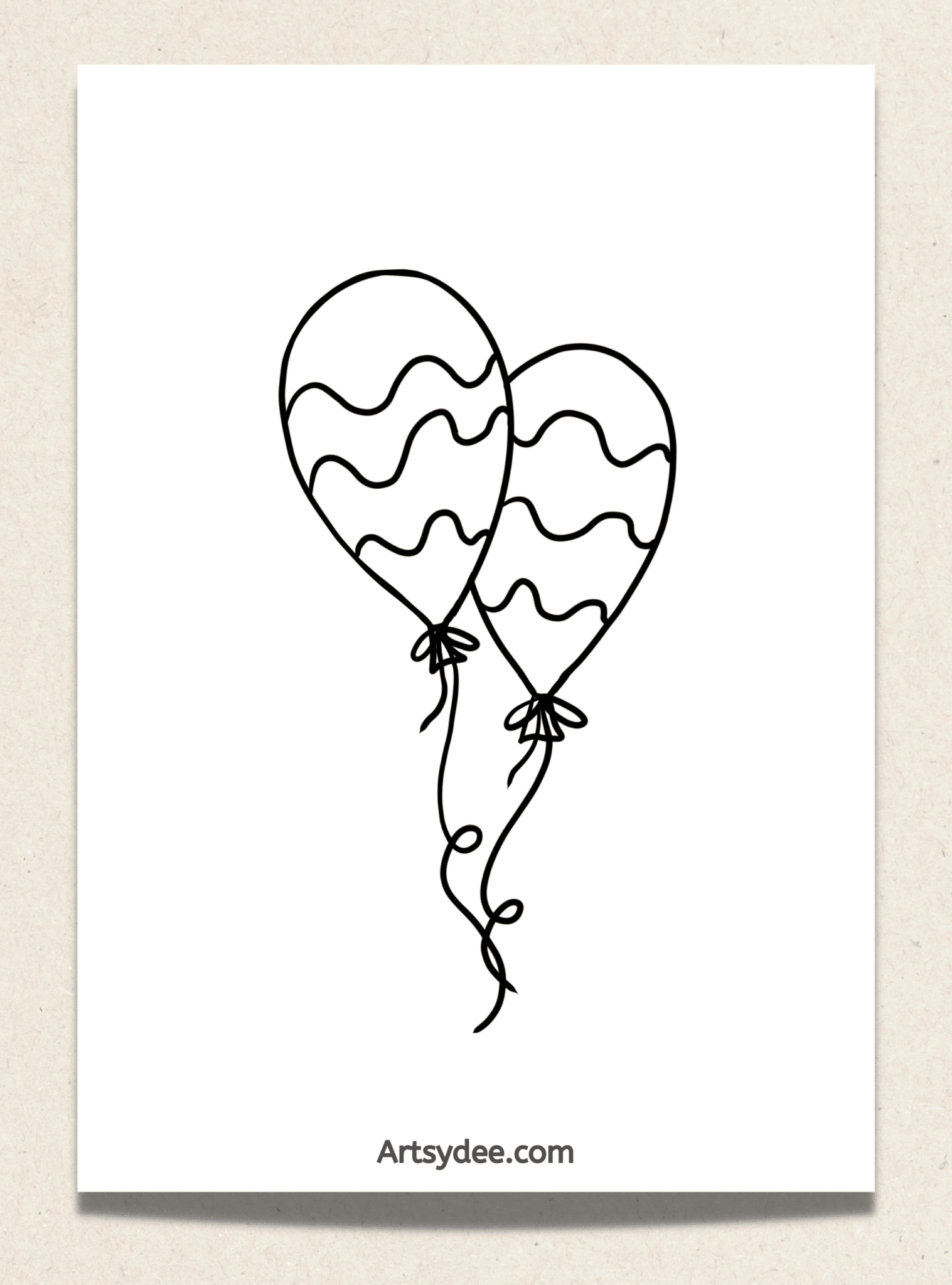 15 Balloon Template Printables (Free Templates) - Artsydee - Drawing ...