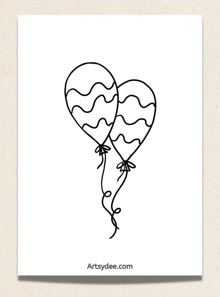 15 Balloon Template Printables (free Templates) - Artsydee 