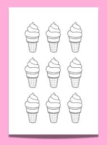 Get Creative with These 14 Free Ice Cream Cone Template Printables ...