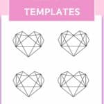 free printable heart templates