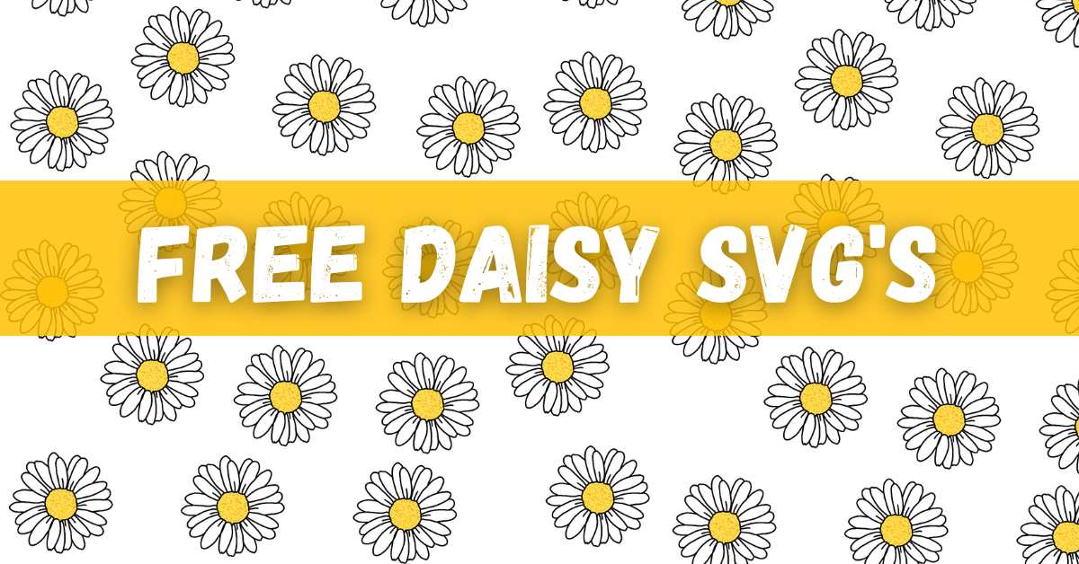 3 x Daisy SVG Free Cut Files for Your Arts & Crafts - Artsydee