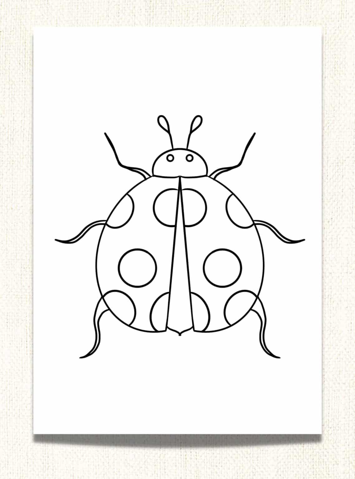 4 FREE Ladybug Printables for Your Arts & Crafts Artsydee Drawing