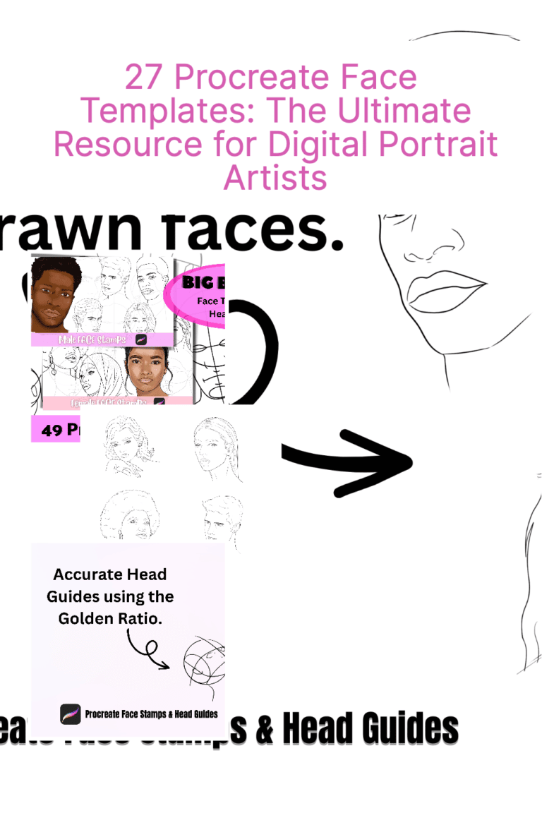 27 Procreate Face Templates The Ultimate Resource for Digital Portrait