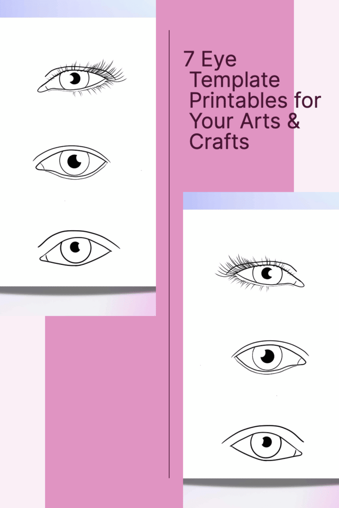 Looking for an Eye Template Printable? 7 Eye Templates to Use in Your