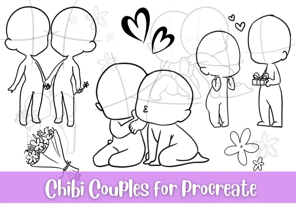 YCH - Lovely couple. (CHIBI STYLE) - YCH.Commishes