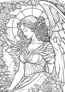 Angel Wings Coloring Page | 15 Celestial Printables - Artsydee ...