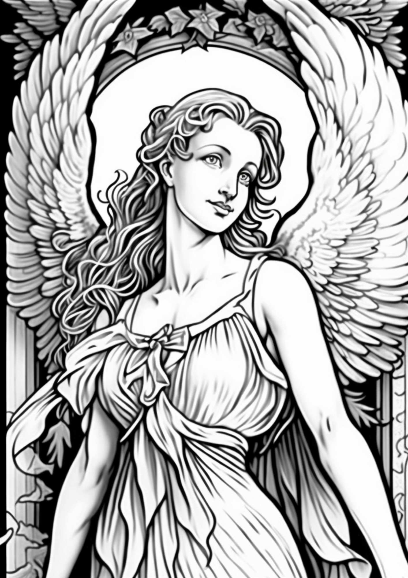 Angel Wings Coloring Page | 15 Celestial Printables - Artsydee ...