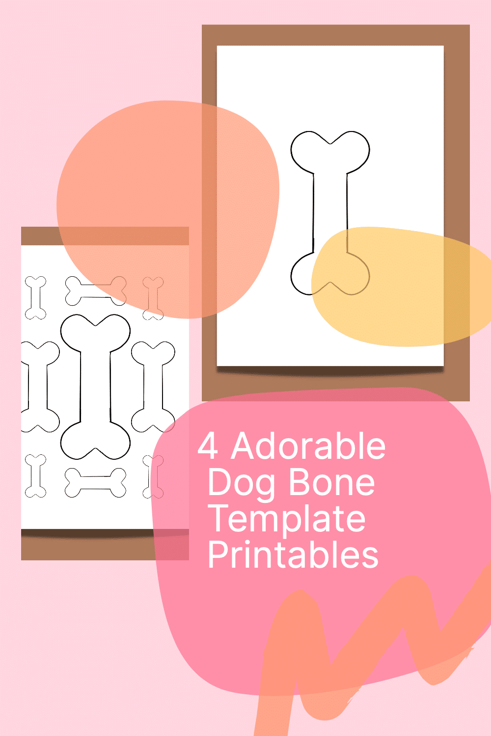 Looking for a Dog Bone Template Printable? 4 Cute Dog Bone Templates ...