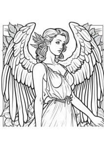 Angel Wings Coloring Page | 15 Celestial Printables - Artsydee ...