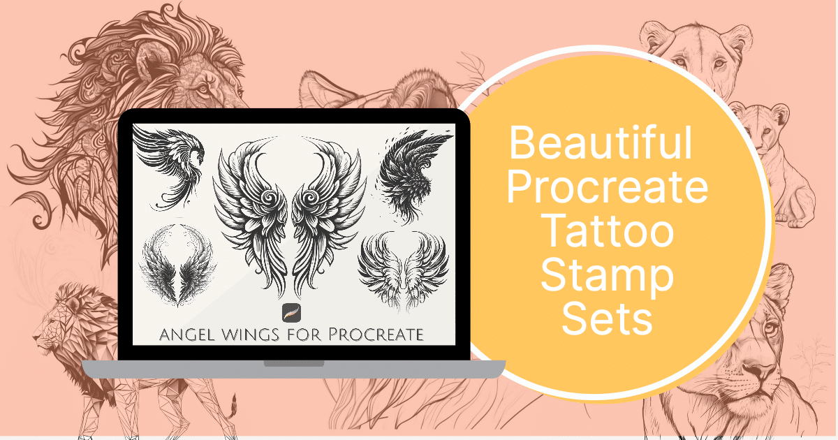 Procreate Hand drawn Rose tattoo stamps  Art by Kimmy Wong