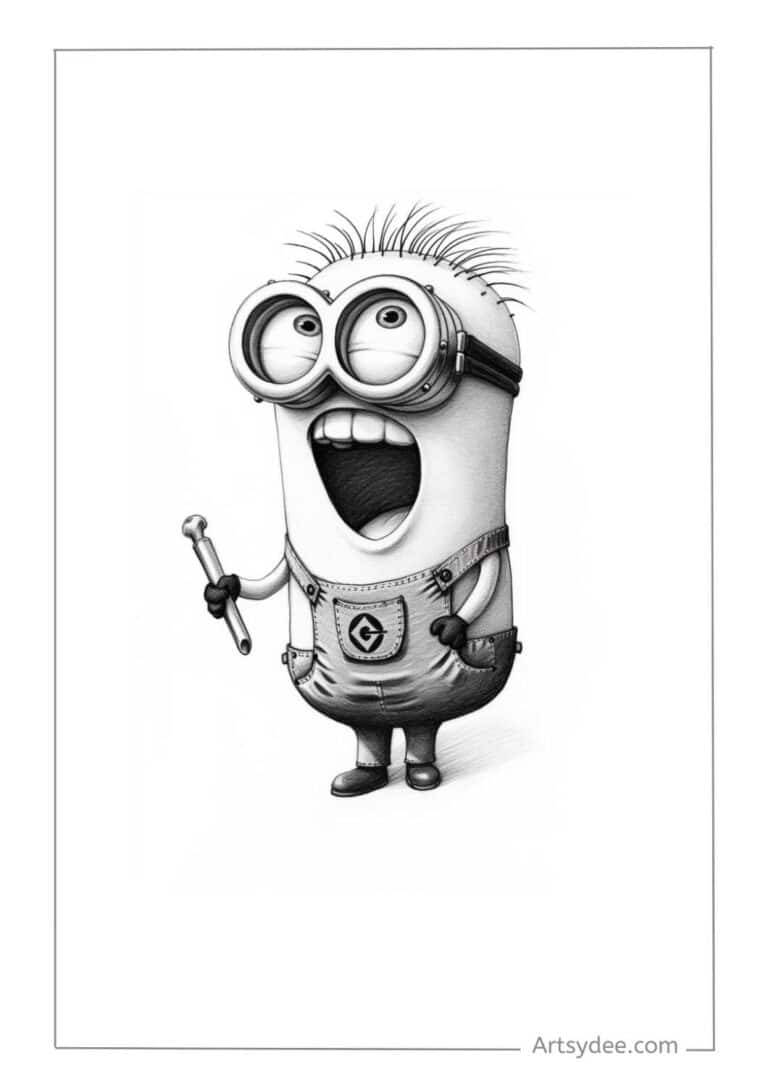 Unleash Your Creativity with 100+ Fun-Filled Minions Coloring Pages PDF ...