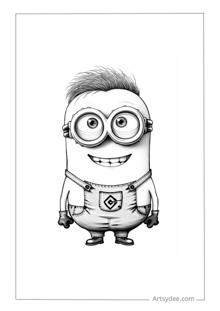 Unleash Your Creativity with 100+ Fun-Filled Minions Coloring Pages PDF ...