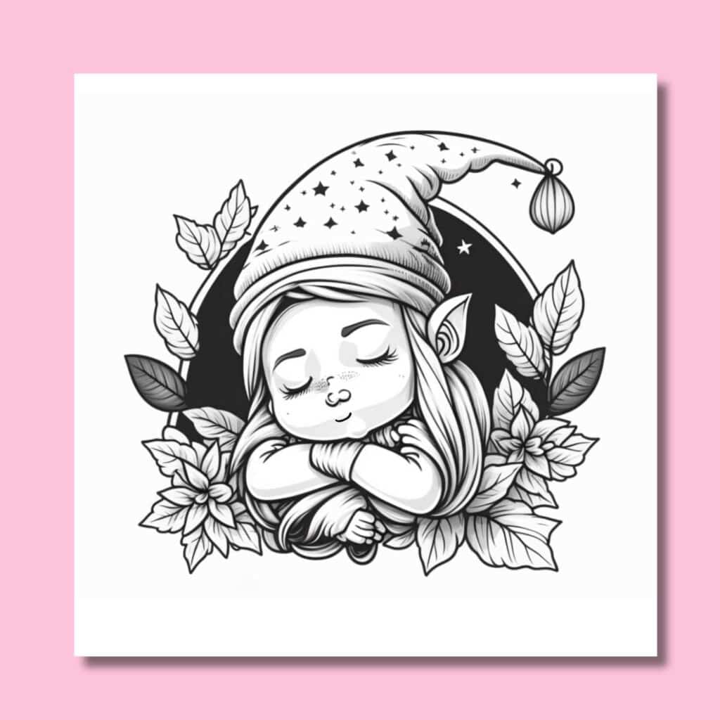 gnome-coloring-pages