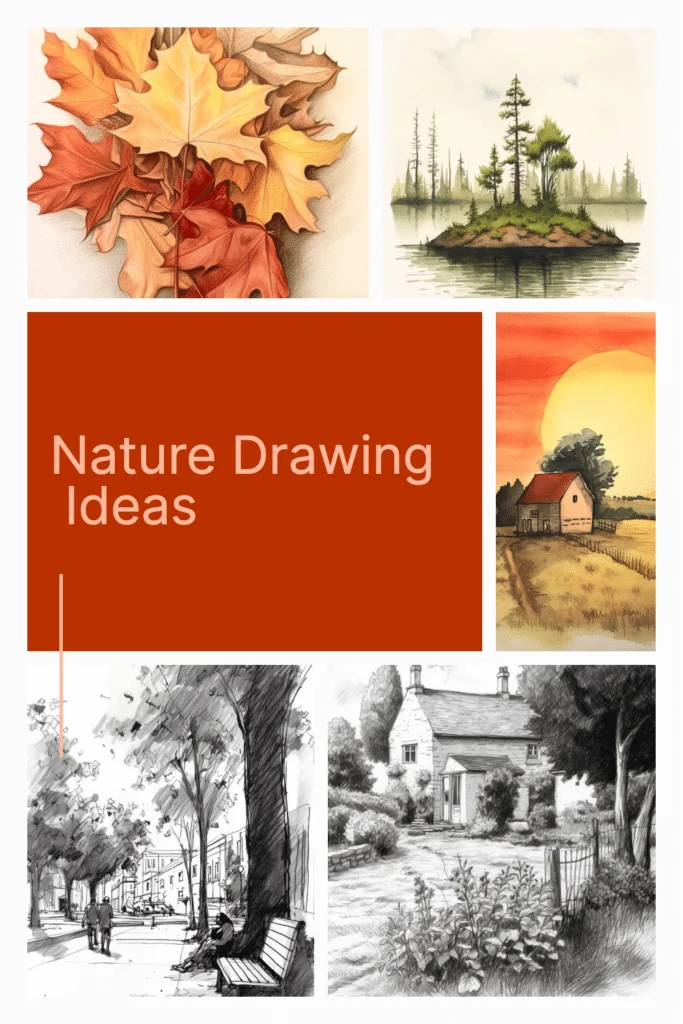 19 Nature Drawings