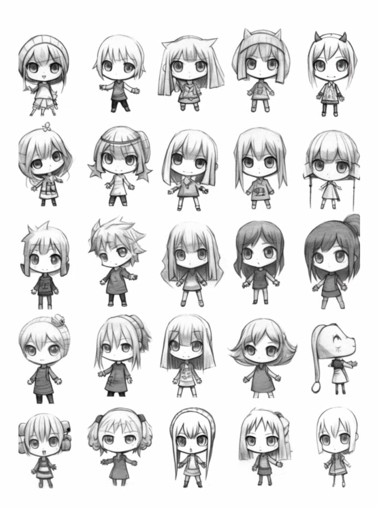 Cute Anime Drawings: A Guide for Beginners - Artsydee - Drawing ...