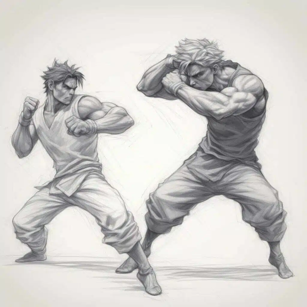Male poses - fighting by RikuGloomy on deviantART | Drawing poses, Drawing  reference poses, Anime poses reference