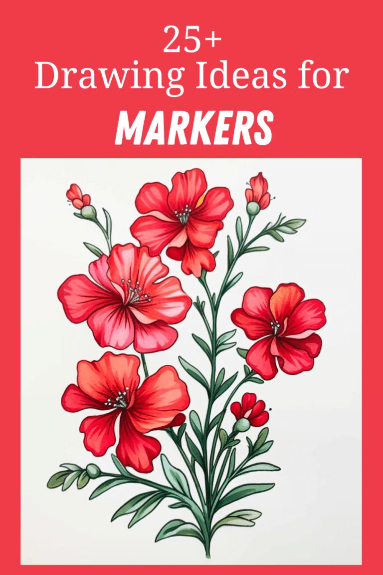 20+ Markers Drawing Ideas to Try Today - Artsydee - Drawing, Painting ...