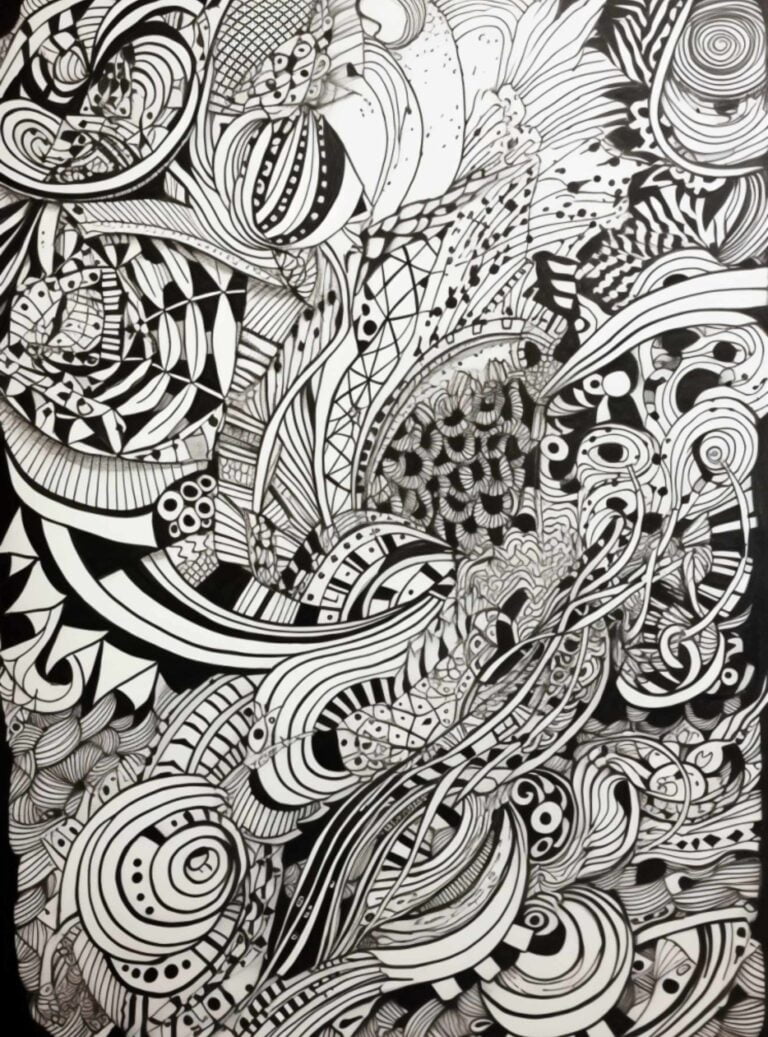 ZenDoodles Unleashed: 50+ Zentangle Art Inspirations to Spark Your ...