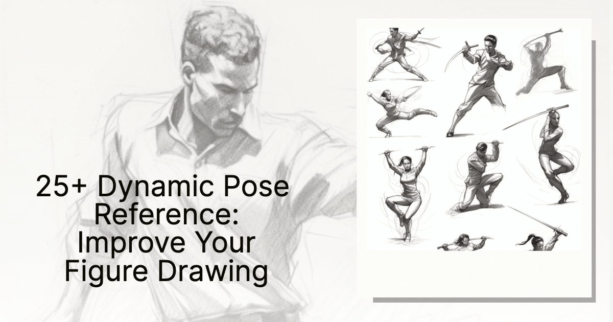 How To Draw Dynamic Anime Poses | Winged Canvas Blog