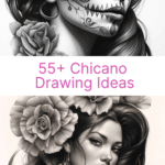 55+ chicano drawings