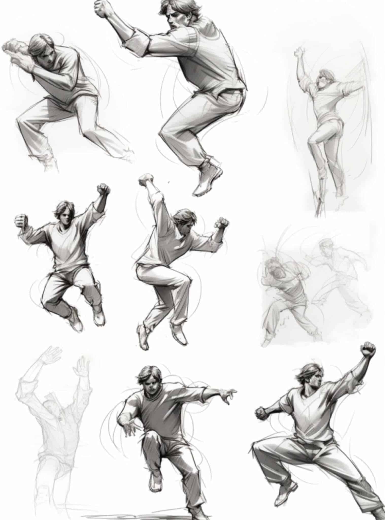 Dynamic Pose Reference: 25+ References for Drawing Dynamic Poses ...